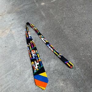 Vintage Bolero Rocky and Bullwinkle and Friends Mr Peabody And Sherman Tie